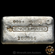 10oz Engelhard Bull Logo Vintage Silver Bar