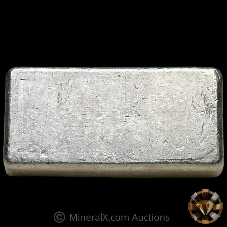 10oz Engelhard Floating Decimal Bull Logo Vintage Silver Bar