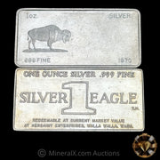 x2 1oz Foster Vintage Silver Bars