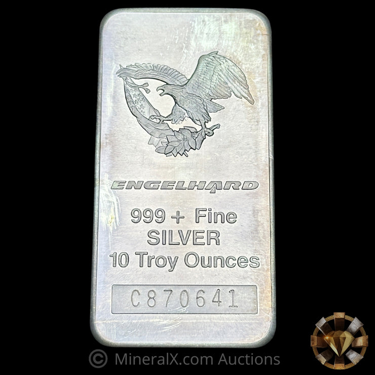 10oz Engelhard Vintage Silver Bar