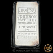 10oz Johnson Matthey JM Vintage Silver Bar