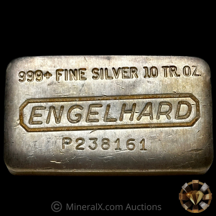 10oz Engelhard P Loaf Vintage Silver Bar