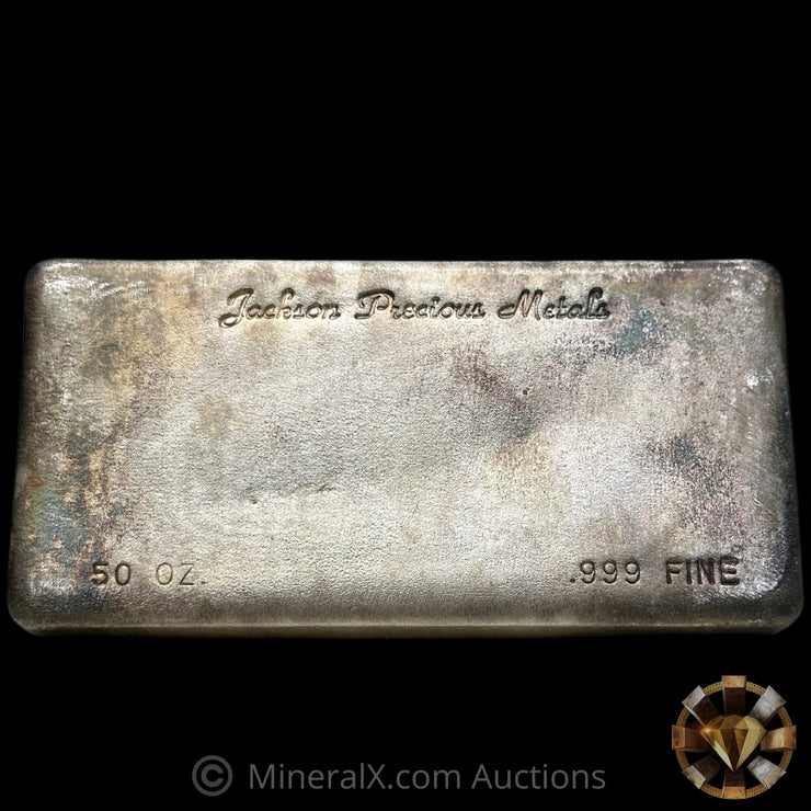 50oz Jackson Precious Metals Vintage Silver Bar