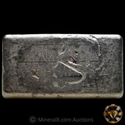 5oz Engelhard 0-Leading 7th Series Vintage Silver Bar With Unique Reverse Convex Serial Stampings