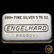 5oz Engelhard P Loaf Vintage Silver Bar