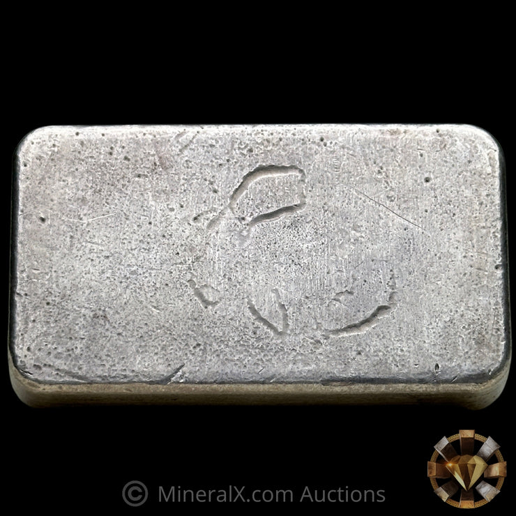 10oz Engelhard 3rd Series Rare "Wide Purity Stamp" Variety Vintage Silver Bar