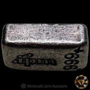 2.72oz IPM International Precious Metals Vintage Silver Bar With Unique Side Stamped Weight