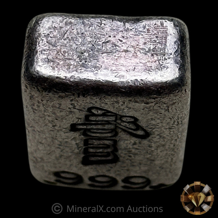 2.72oz IPM International Precious Metals Vintage Silver Bar With Unique Side Stamped Weight