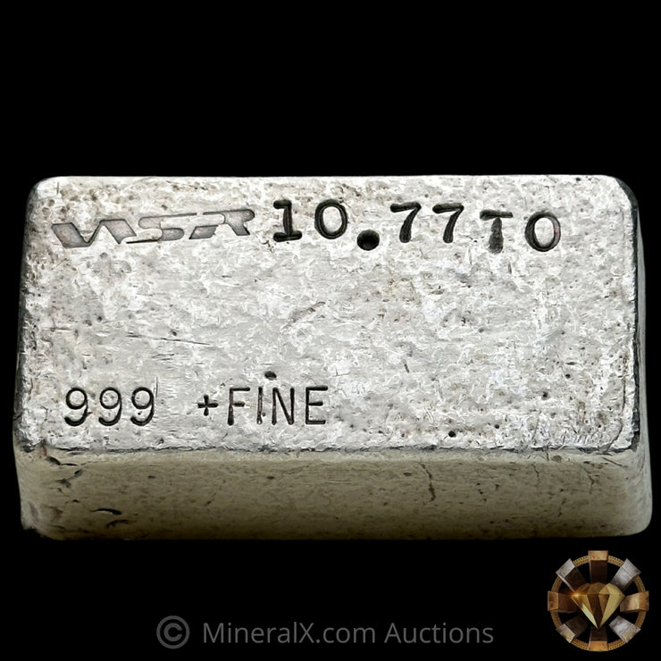 10.77oz WSR Western States Refining Vintage Silver Bar