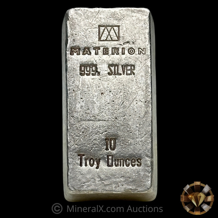 10oz Materion Vintage Silver Bar