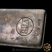 1000g (Kilo) Harrington Metallurgy Australia RHA Counterstamp Vintage Silver Bar