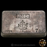 7oz Johnson Matthey JMC Vintage Silver Bar