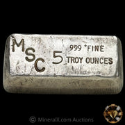5oz MSC Vintage Silver Bar