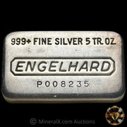 5oz Engelhard P Loaf Vintage Silver Bar