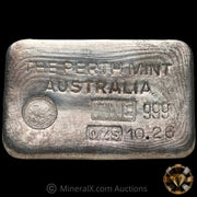 10.26oz The Perth Mint Australia Type B Vintage Silver Bar