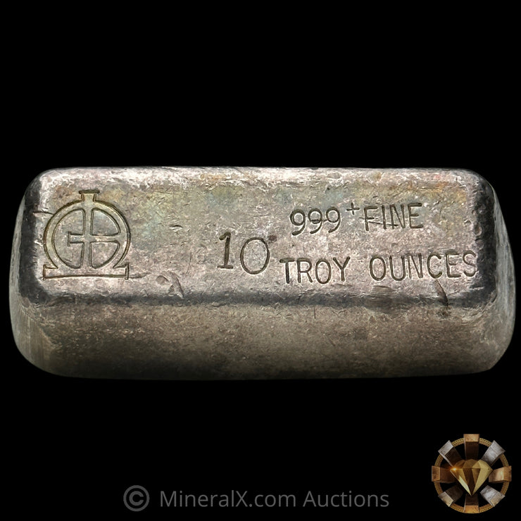 10oz Omega M & B Mining Vintage Silver Bar