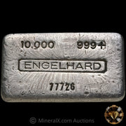 10oz Engelhard 3rd Series "Flipped Weight/Purity" Variety Vintage Silver Bar