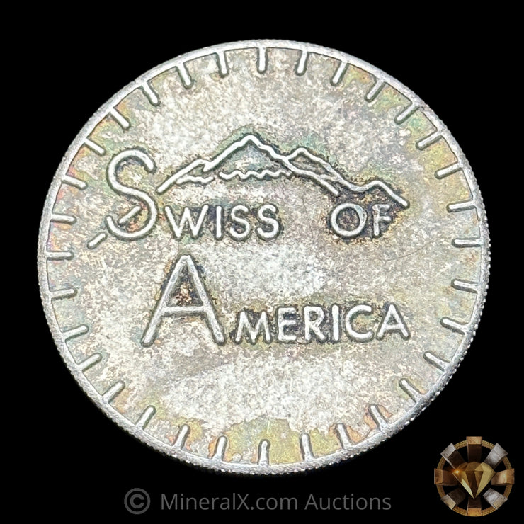 2.5oz Swiss Of America SOA Vintage Silver Round