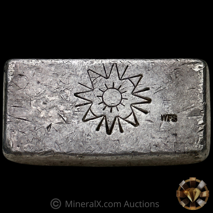 1oz Alexander Westerfall Aztec Sun Vintage Silver Bar