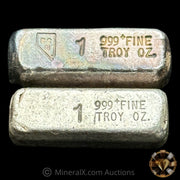 x2 1oz Nevada Coin Mart NCM Vintage Silver Bars (Hallmark & Blank Varieties)