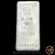 Kilo Johnson Matthey JM London Vintage Silver Bar