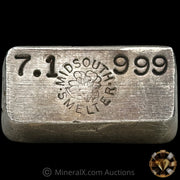 7.1oz Midsouth Smelter Vintage Silver Bar
