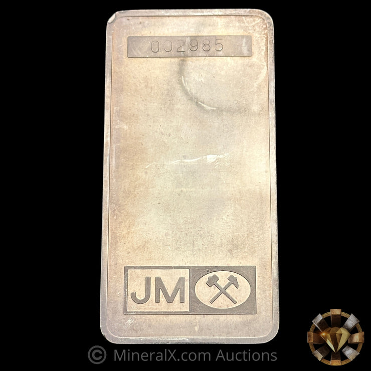 10oz Johnson Matthey JM Scotiabank Vintage Silver Bar