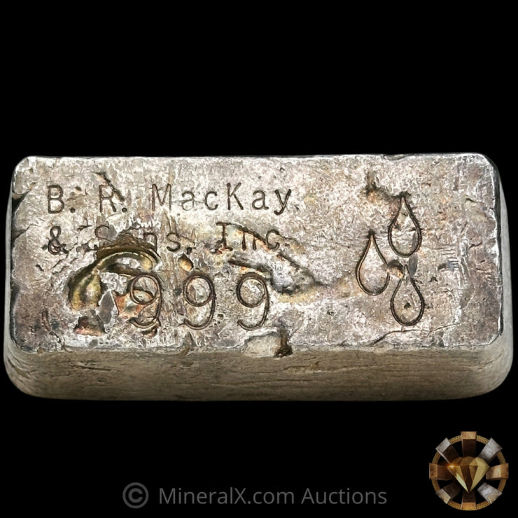 11.24oz B R MacKay & Sons Inc Vintage Silver Bar