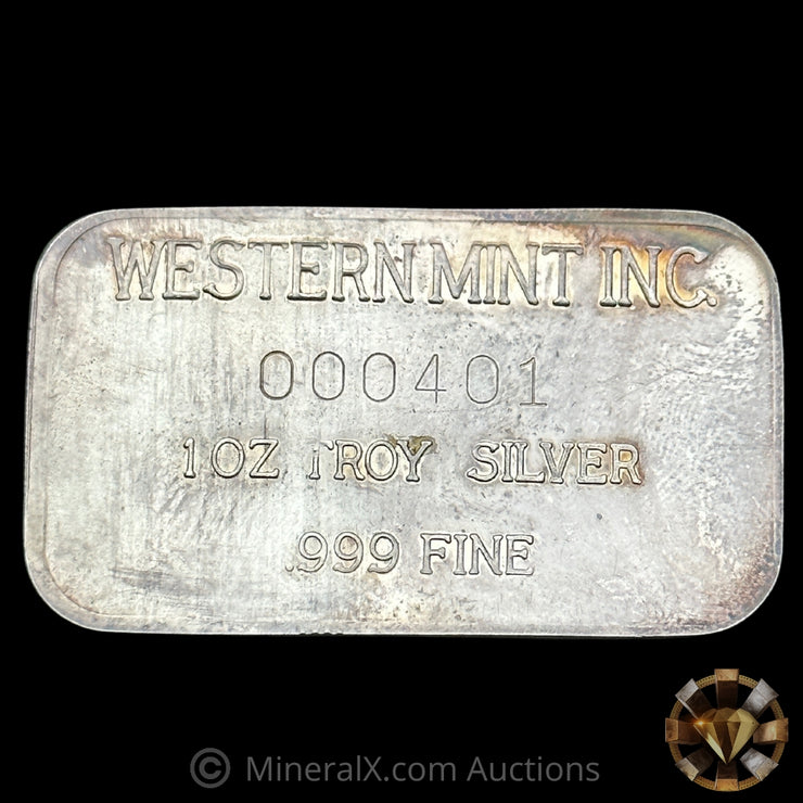 1oz Western Mint Inc Canadas Yukon Vintage Silver Bar
