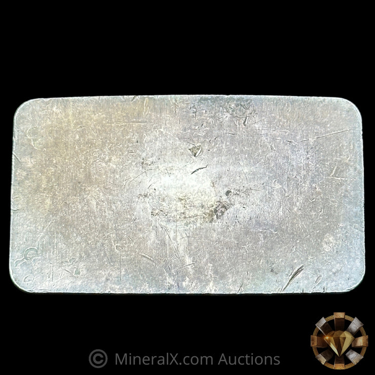 10oz Engelhard P Loaf Vintage Silver Bar With Unique Repeating Serial Number