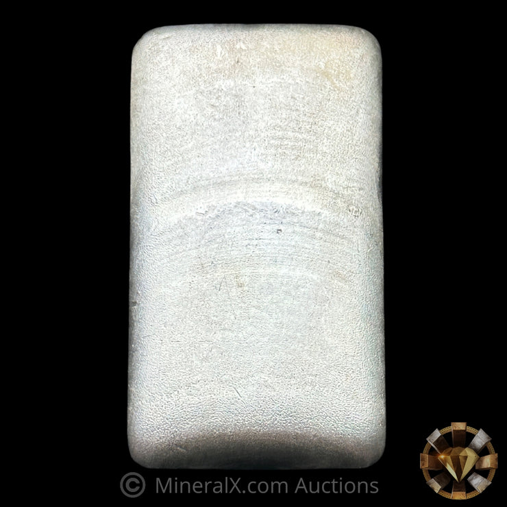 10oz Johnson Matthey JM Reverse Stamp Vintage Silver Bar