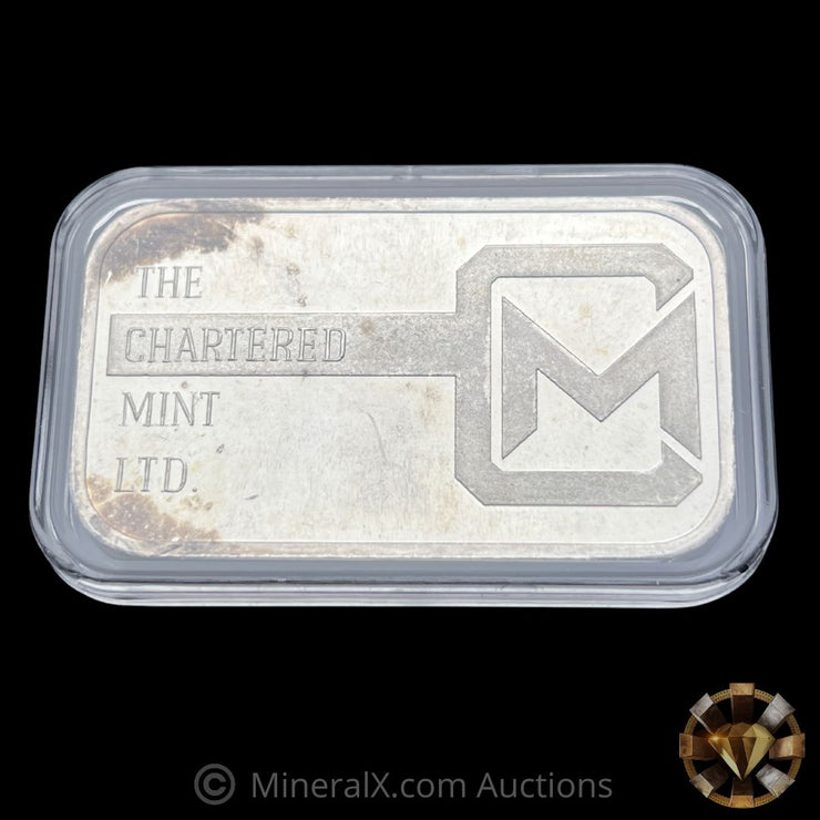 Mocatta Metals Corp 1oz Vintage Silver Bar