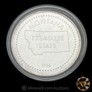 Engelhard Montana Treasure State 1oz Vintage Silver Coin