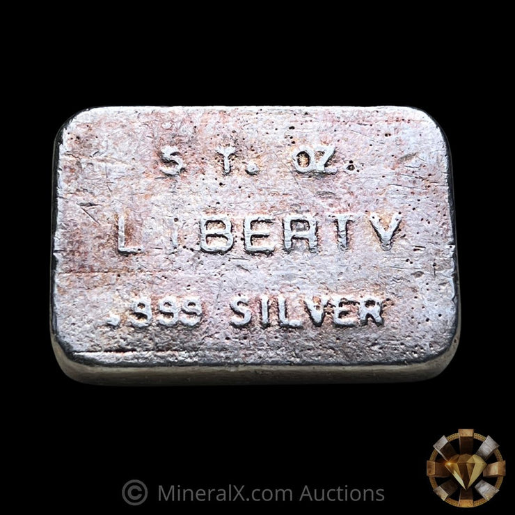 Liberty 5oz Vintage Silver Bar