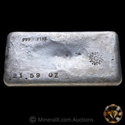 Alexander Westerfall AW Aztec Sun 21.59oz Vintage Poured Silver Bar