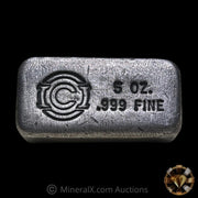 ICI 5oz Vintage Poured Silver Bar