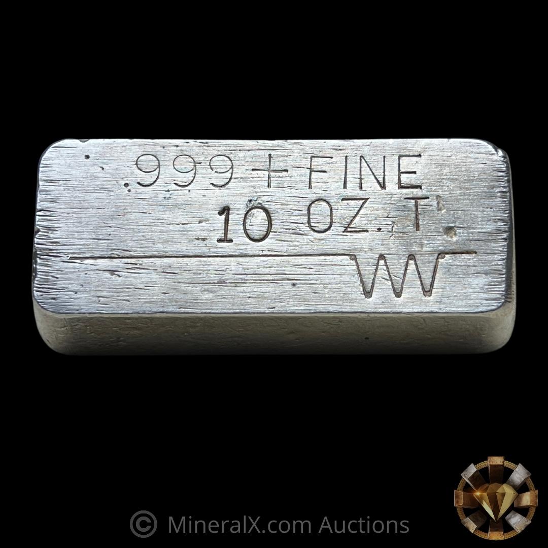 CMX Seattle 10oz Vintage Poured Silver Bar – MineralX