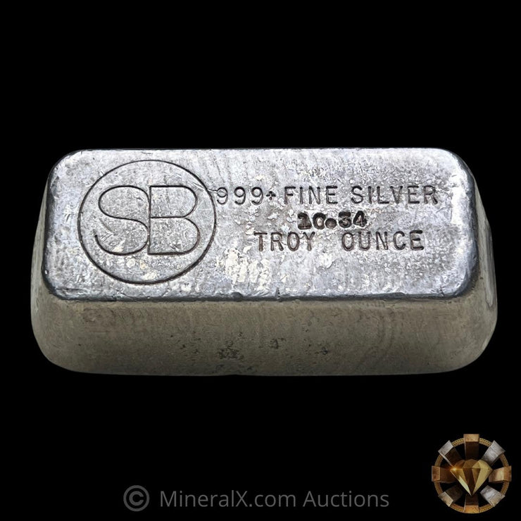 SB 10.34oz Vintage Silver Bar