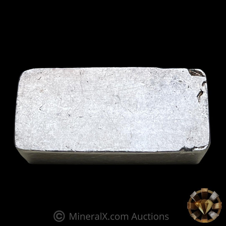 Certified LC Murray 5oz Vintage Poured Silver Bar