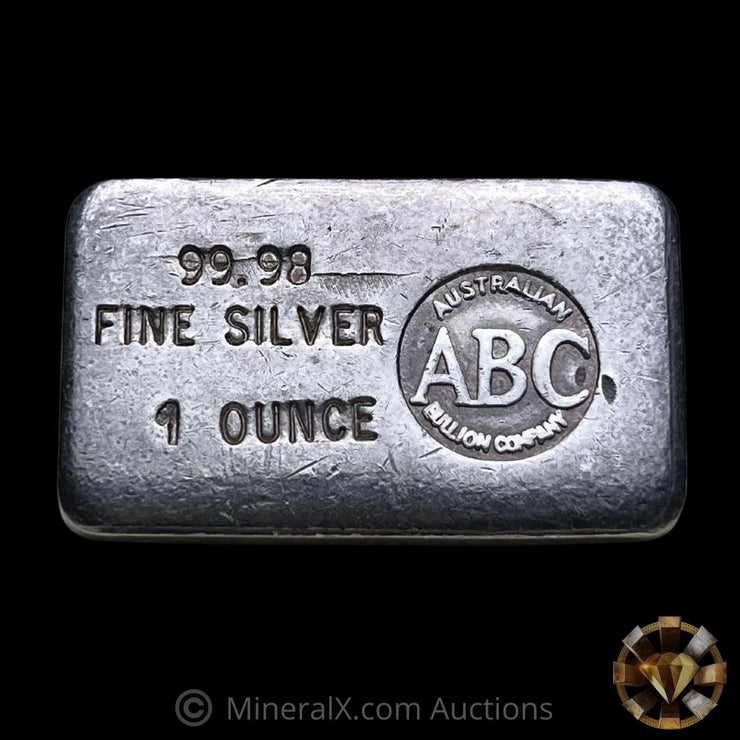 Australian Bullion Company ABC 1oz Vintage Silver Bar