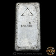100oz Delta Vintage Poured Silver Bar