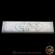 5.56oz Swiss of America SOA Vintage Extruded Silver Bar