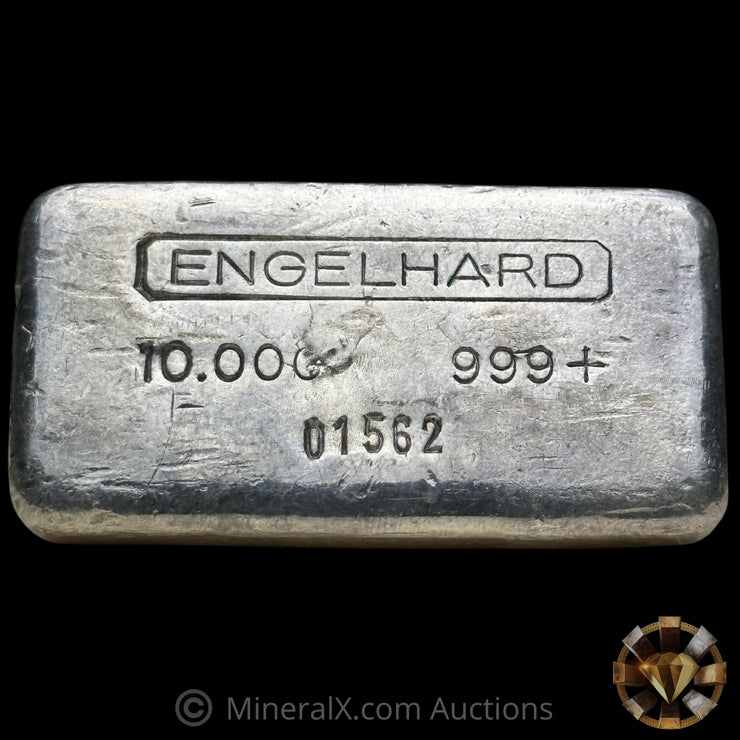 10oz Engelhard Top Hallmark Vintage Silver Bar
