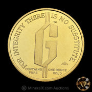 1oz 1979 Gold Standard Corporation "American Institute For Economic Research" Vintage Pure Gold Coin