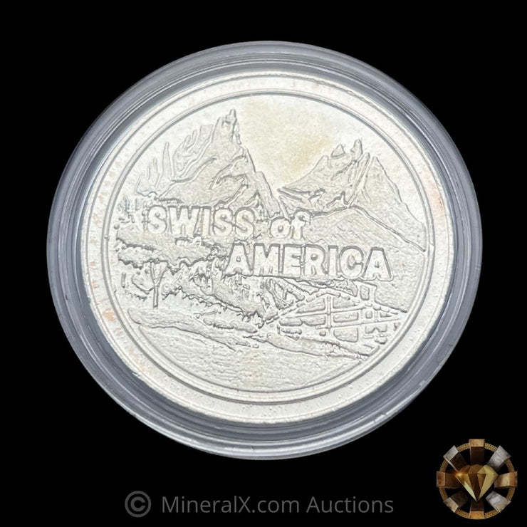 Swiss of America 1oz Vintage Silver Round