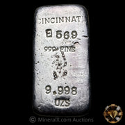 9.998oz Cincinnati Vintage Silver Bar