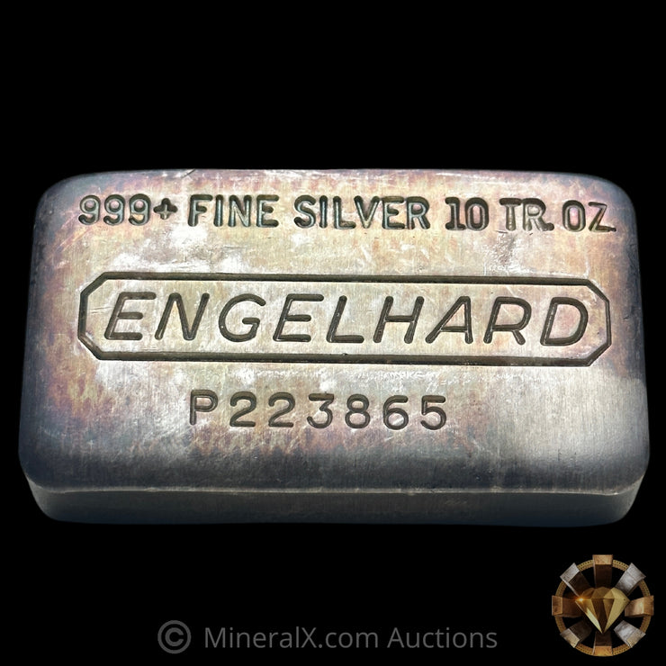 10oz Engelhard P Loaf Vintage Silver Bar