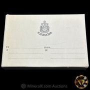 x4 100g 1969 Engelhard London British Hallmark Collection Vintage Silver Set Complete with Original Box, Booklet, and Receipt