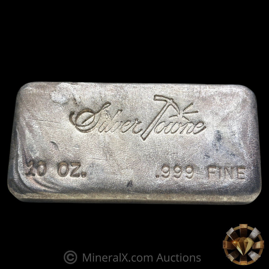 10oz Silvertowne Vintage Poured Silver Bar – MineralX