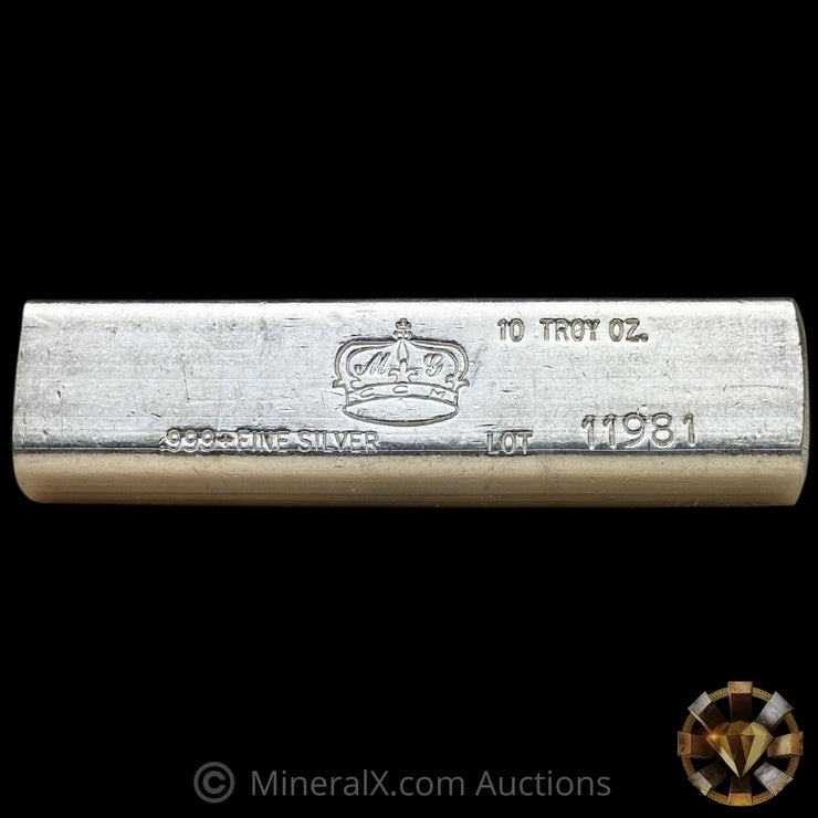 10oz California Crown Mint CCM Vintage Extruded Silver Bar